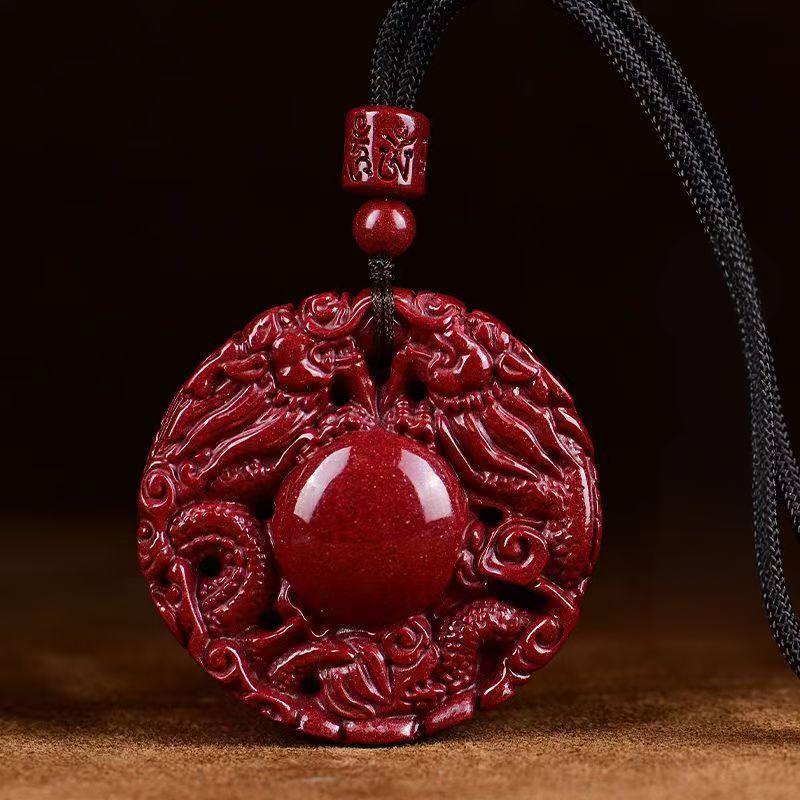 Taoist Cinnabar Love-Prayer Token Pendant