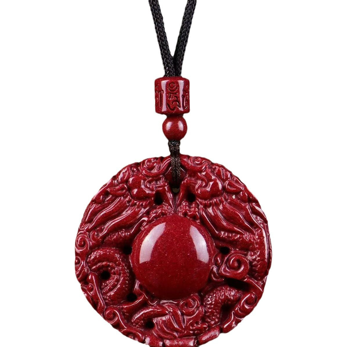 Taoist Cinnabar Love-Prayer Token Pendant