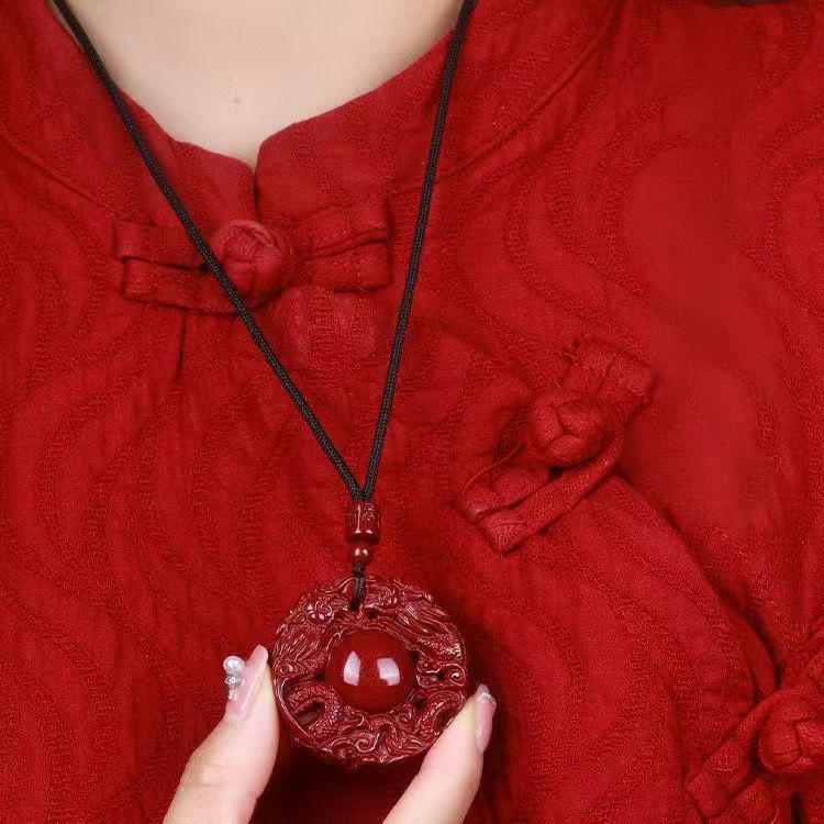 Taoist Cinnabar Love-Prayer Token Pendant