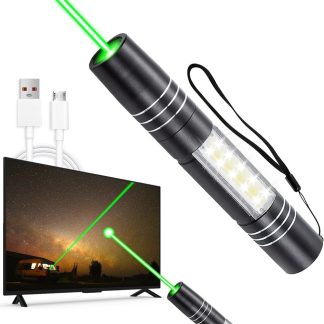 2-in-1 Rechargeable Laser Pointer & Flashlight
