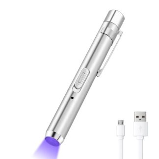 USB Rechargeable UV Detection Pen Light 365/395nm