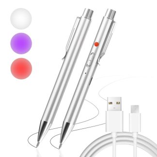 4-in-1 Rechargeable LED Pen Light with Laser & UV