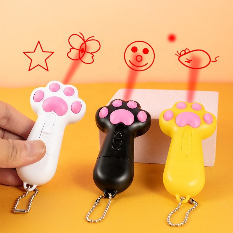 7-in-1 USB Rechargeable Cat Paw Laser Toy