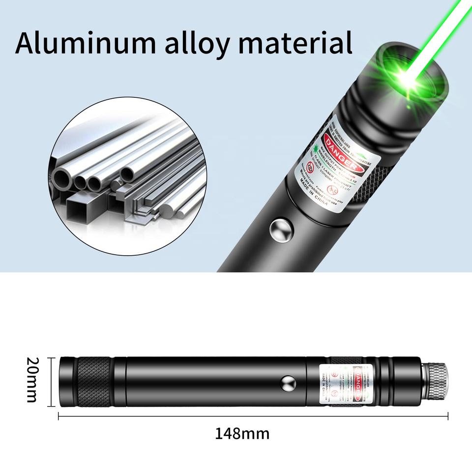 High-Power Green & Red Laser Pointer - Long Range - Image 4