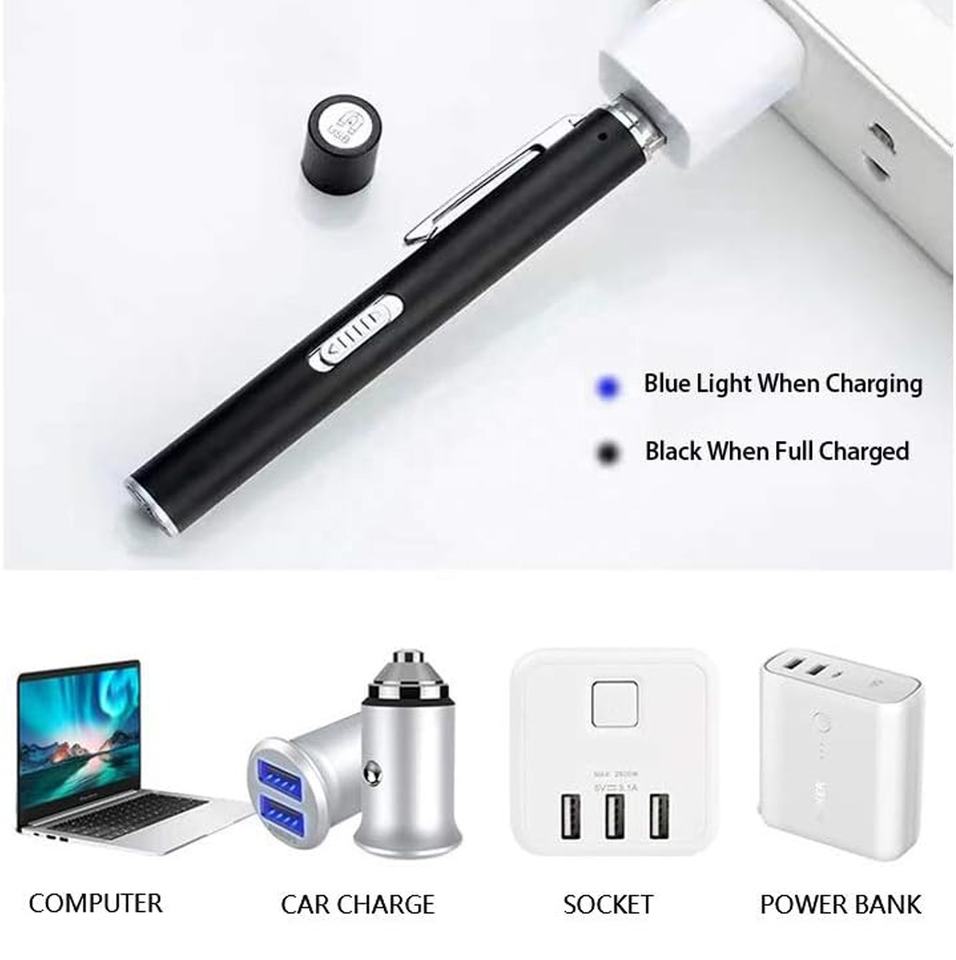 3-in-1 USB Rechargeable Laser Pointer with UV Light - Image 5