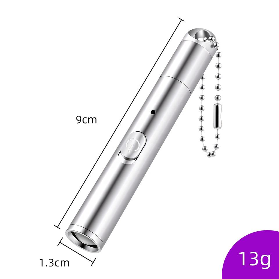 USB Rechargeable UV Blacklight Flashlight 365/395nm - Image 5