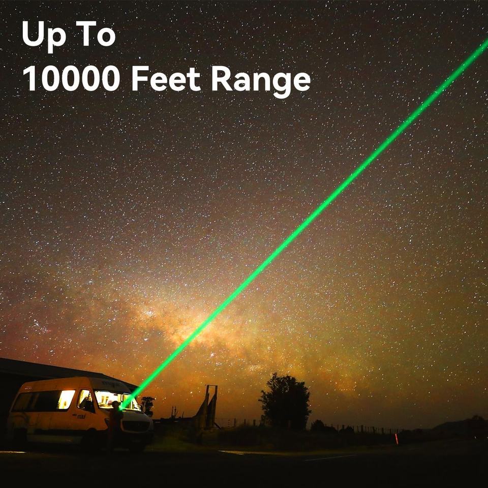 High-Power Green & Red Laser Pointer - Long Range - Image 5