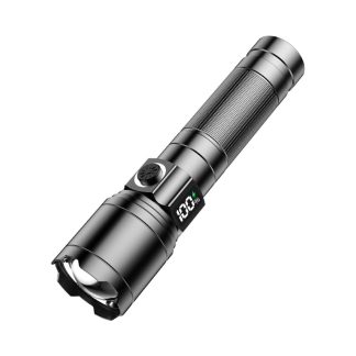 Zoomable LED Flashlight with 5 Lighting Modes for Hunting and Hiking Camping