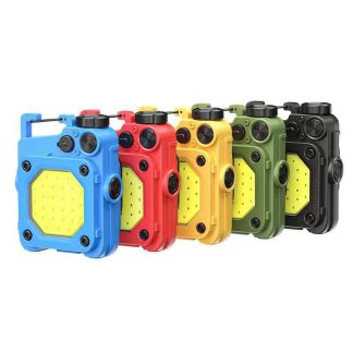 Aluminum Alloy COB Rechargeable Keychain Flashlight Multifunctional Portable Mini Work Light